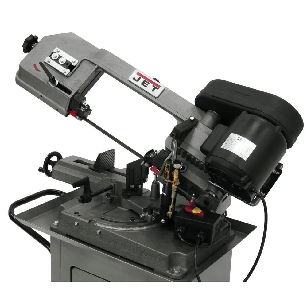 Jet 1/2 HP 5 in. x 6 in. Mitering Metalworking Horizontal Band Saw with Closed Stand, 3-Speed, 115/230-Volt, HBS-56S, photo 3 of 6