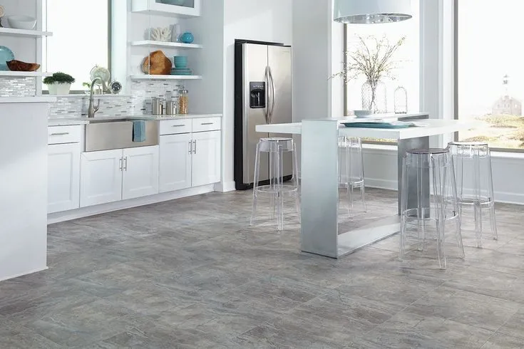 Style Selections Castaway 4-mil x 18-in W x 18-in L Groutable Water Resistant Peel and Stick Luxury Vinyl Tile Flooring, photo 8 of 8