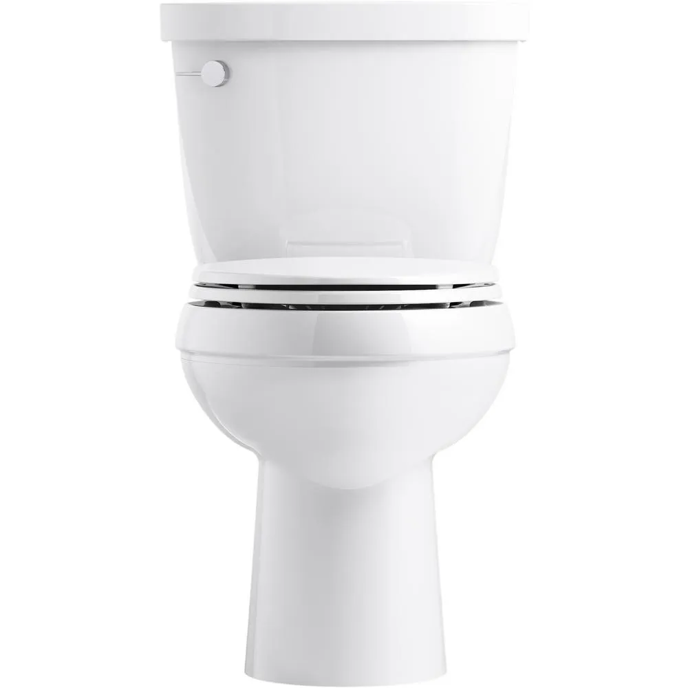 Cimarron 2-Piece Complete Solution 1.28 GPF Single Flush Elongated Toilet in White, Slow-Close Seat Included (3-Pack), photo 2 of 6