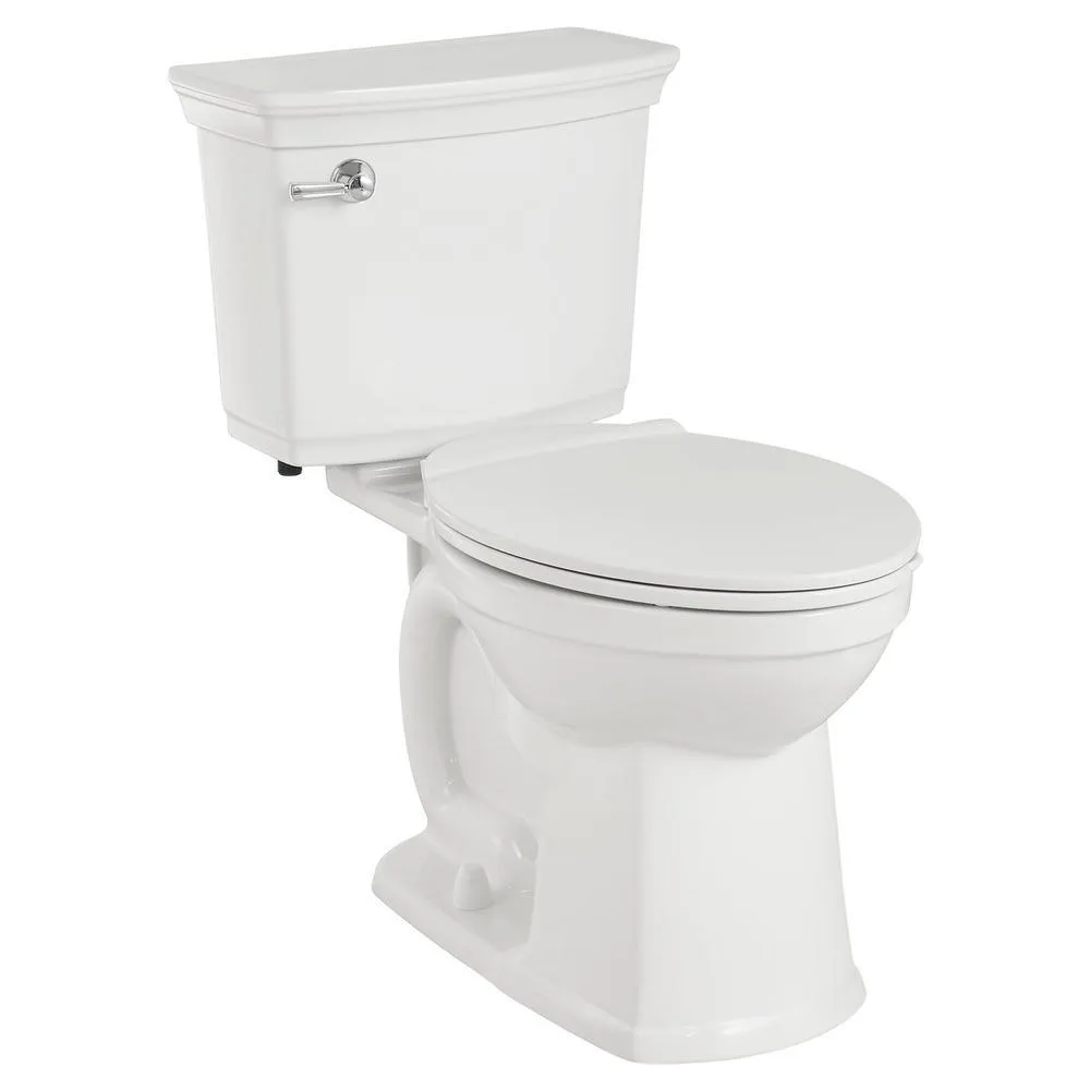VorMax Plus Tall Height 2-Piece 1.28 GPF Single Flush Elongated Toilet in White with Slow Close Seat, photo 6 of 11
