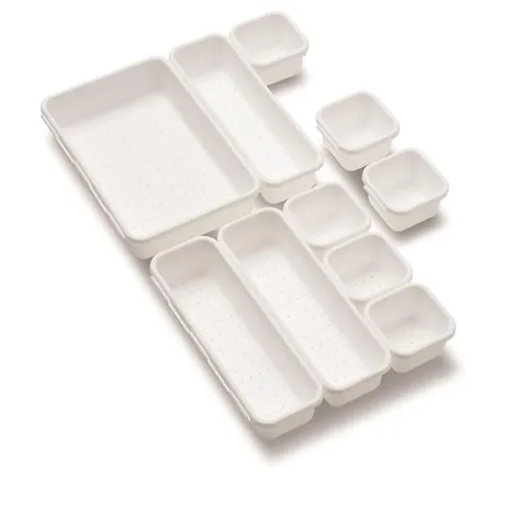 16 × 12.75 in Plastic Multi-Use Insert Drawer Organizer