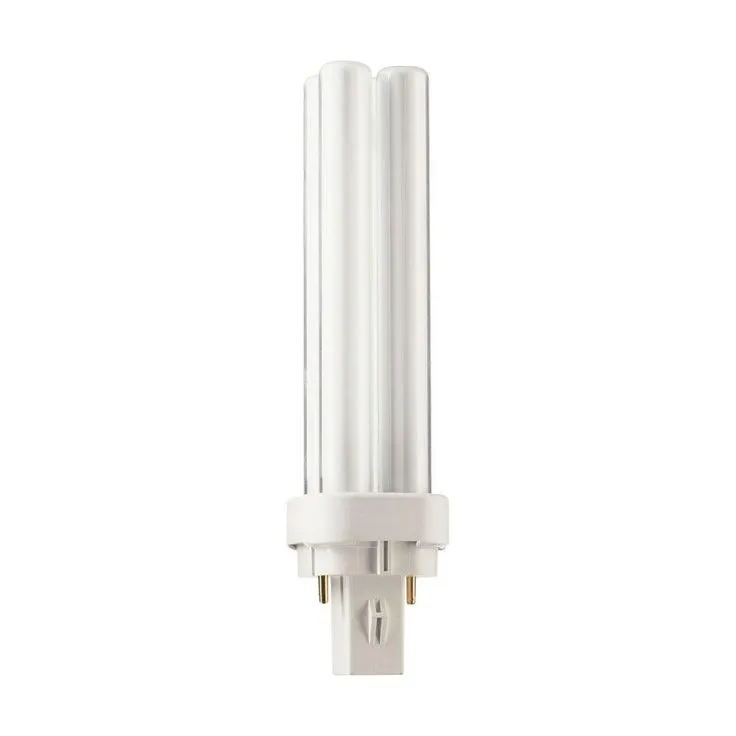 Philips 13-Watt (GX23-2) PL-C 2-Pin Energy Saver CFL (non-integrated) Light Bulb Neutral (3500K), photo 2 of 3