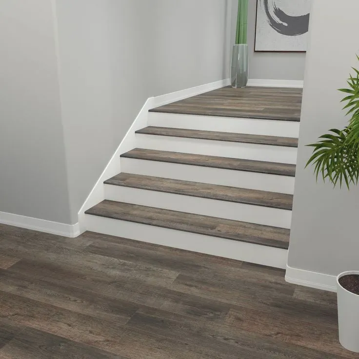 CALI Aqua Tough Premium Thornwood 0.75-in T x 2.07-in W x 72.83-in L Vinyl Bullnose, photo 4 of 4