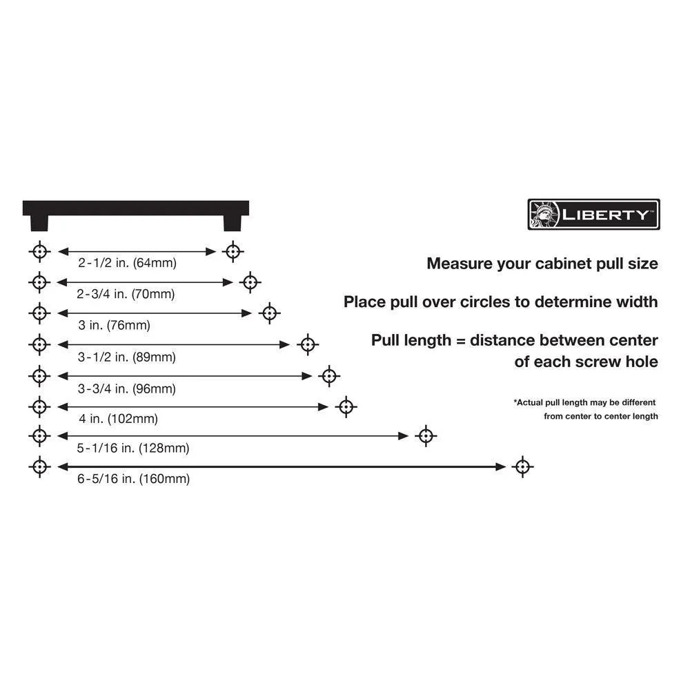 3 in. (76mm) Center-to-Center Matte Black Bar Pull (10-Pack), photo 6 of 60