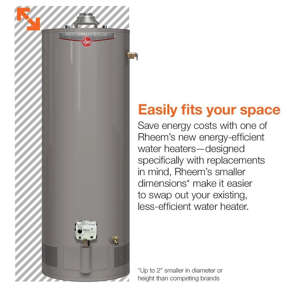 Performance Manufactured Housing 40 Gal. Tall 6 Year 34,000 BTU Convertible Natural Gas/LP Tank Water Heater, photo 6 of 7