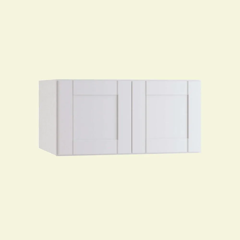 Vesper White Shaker Assembled Plywood 30 in. x 30 in. x 12 in. Wall Kitchen Cabinet with Soft Close, photo 13 of 31