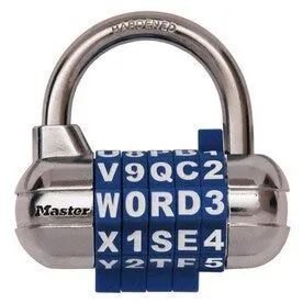2.5-in Steel Combination Padlock