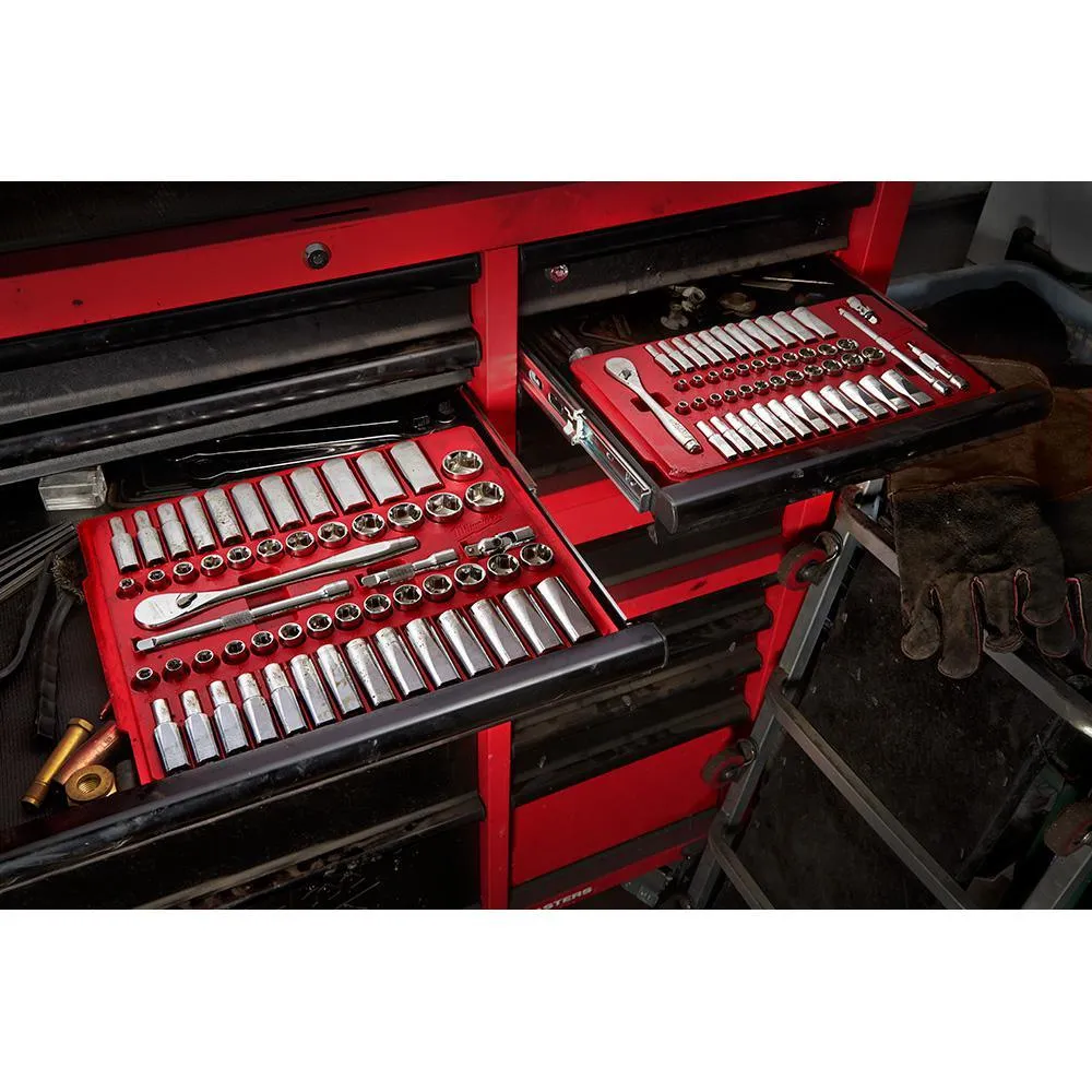 1/4 in. and 3/8 in. and 1/2 in. Drive SAE/Metric Ratchet and Socket Mechanics Tool Set (153-Piece), photo 10 of 10