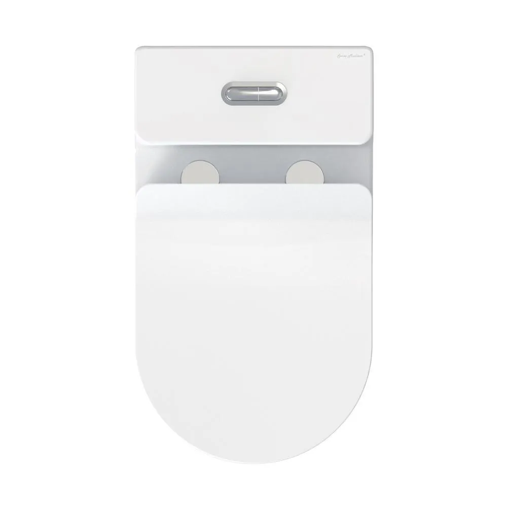 Swiss Madison Burdon 1-Piece 0.8/1.28 GPF Dual Flush Square Toilet in White, Seat Included, photo 6 of 12