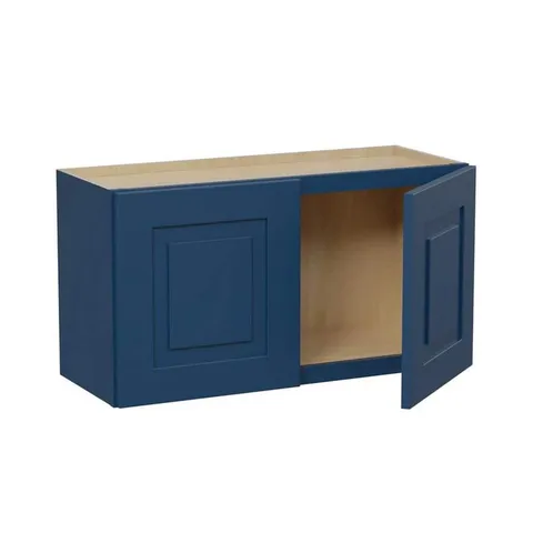 Grayson Mythic Blue Wall Bridge Cabinet 24x12x12