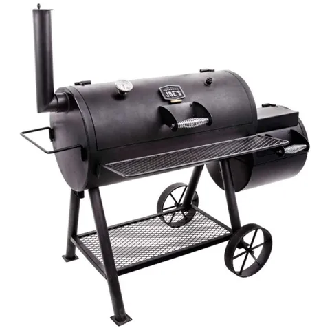 Highland Offset Charcoal Offset Smoker Black