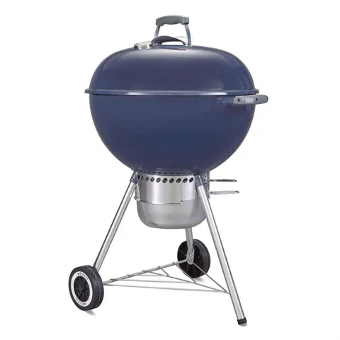 Weber 22 in. Original Kettle Premium Charcoal Grill Indigo Blue