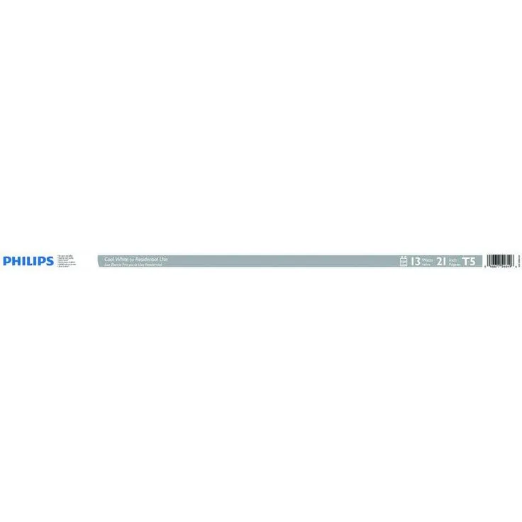 Philips 13-Watt 21 in. Linear T5 Fluorescent Tube Light Bulb Cool White (4100K), photo 5 of 6