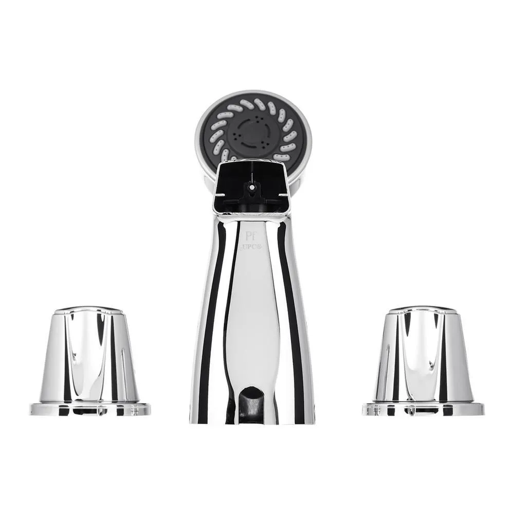 Pfister 2-Handle 1-Spray Tub and Shower Faucet with Metal Knob Handles in Polished Chrome (Valve Included), photo 5 of 5
