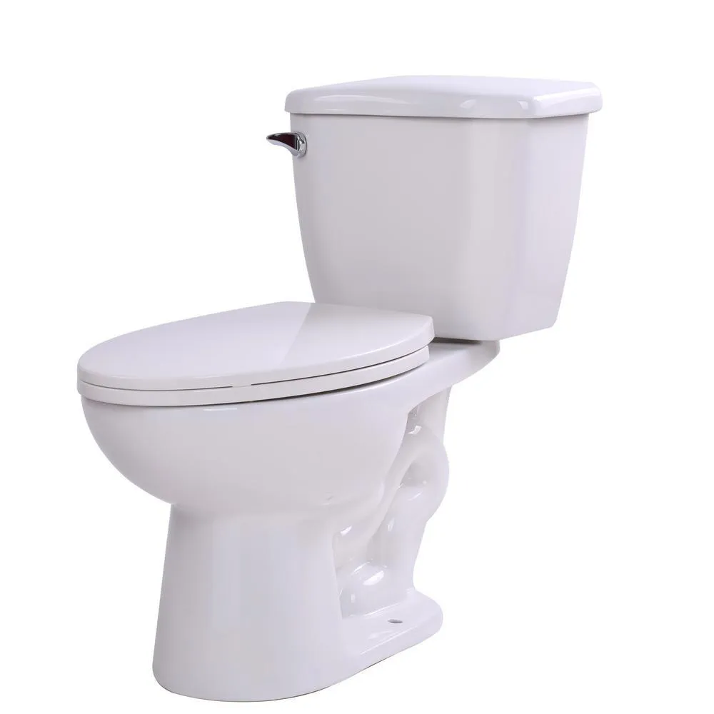 Universal Tubs 45.75 in. Walk-In Whirlpool Bathtub in White with 1.28 GPF Single Flush Toilet, photo 6 of 16