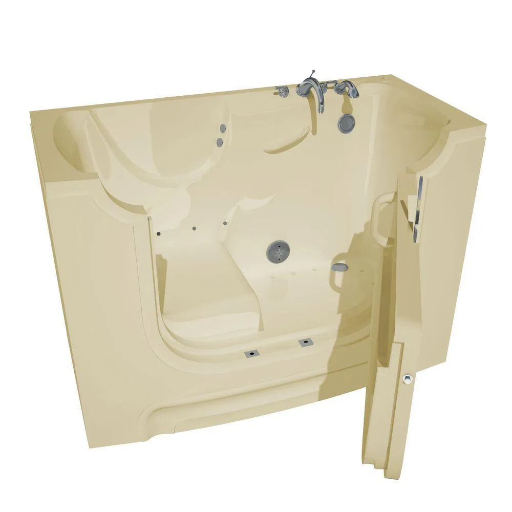 Universal Tubs Nova Heated Wheelchair Accessible 5 ft. Walk-In Air Jetted Tub, White, Chrome Trim, Left Drain, photo 10 of 19