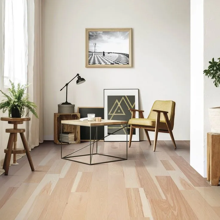Style Selections 5-in Natural Hickory Wirebrushed Engineered Hardwood Flooring (36.09-sq ft), photo 6 of 6