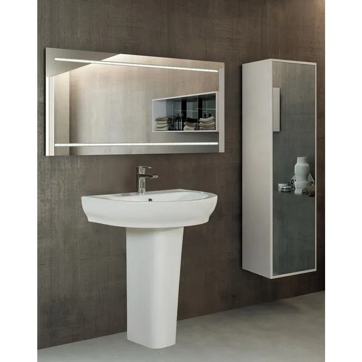 Barclay Products Harmony 800 31-1/2 in. Pedestal Combo in White, photo 3 of 3