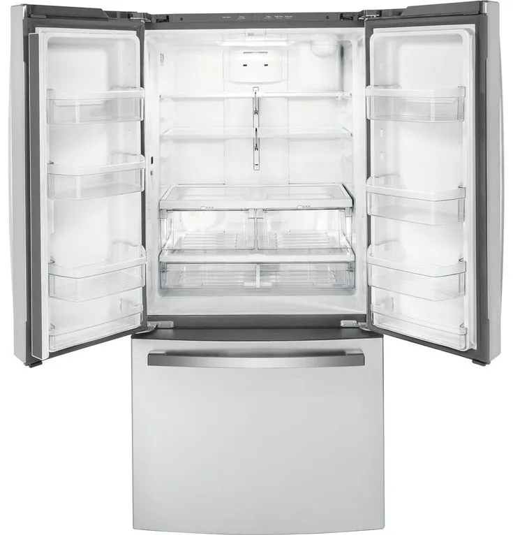 GE 18.6 cu. ft. French Door Refrigerator in Stainless Steel, Counter Depth, photo 6 of 8