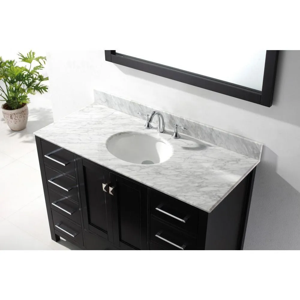 Caroline Avenue 48 in. W Bath Vanity Cabinet Only in Espresso, photo 2 of 30
