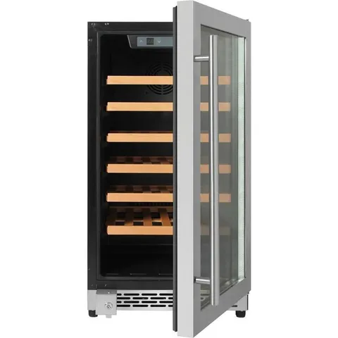 40-Bottle Capacity Stainless Steel Built-In/Freestanding Wine Chiller