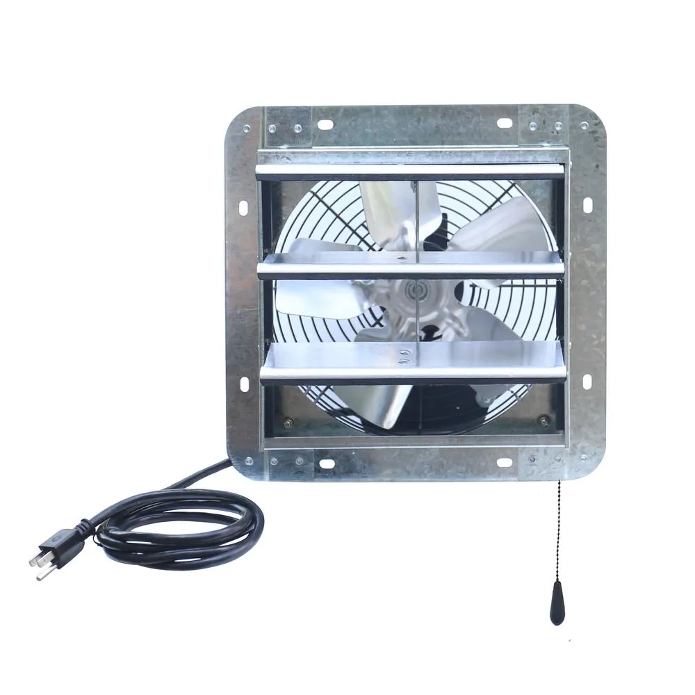 iLIVING 5088 CFM Silver Electric Powered Gable Mount Shutter Fan/Vent, photo 8 of 10