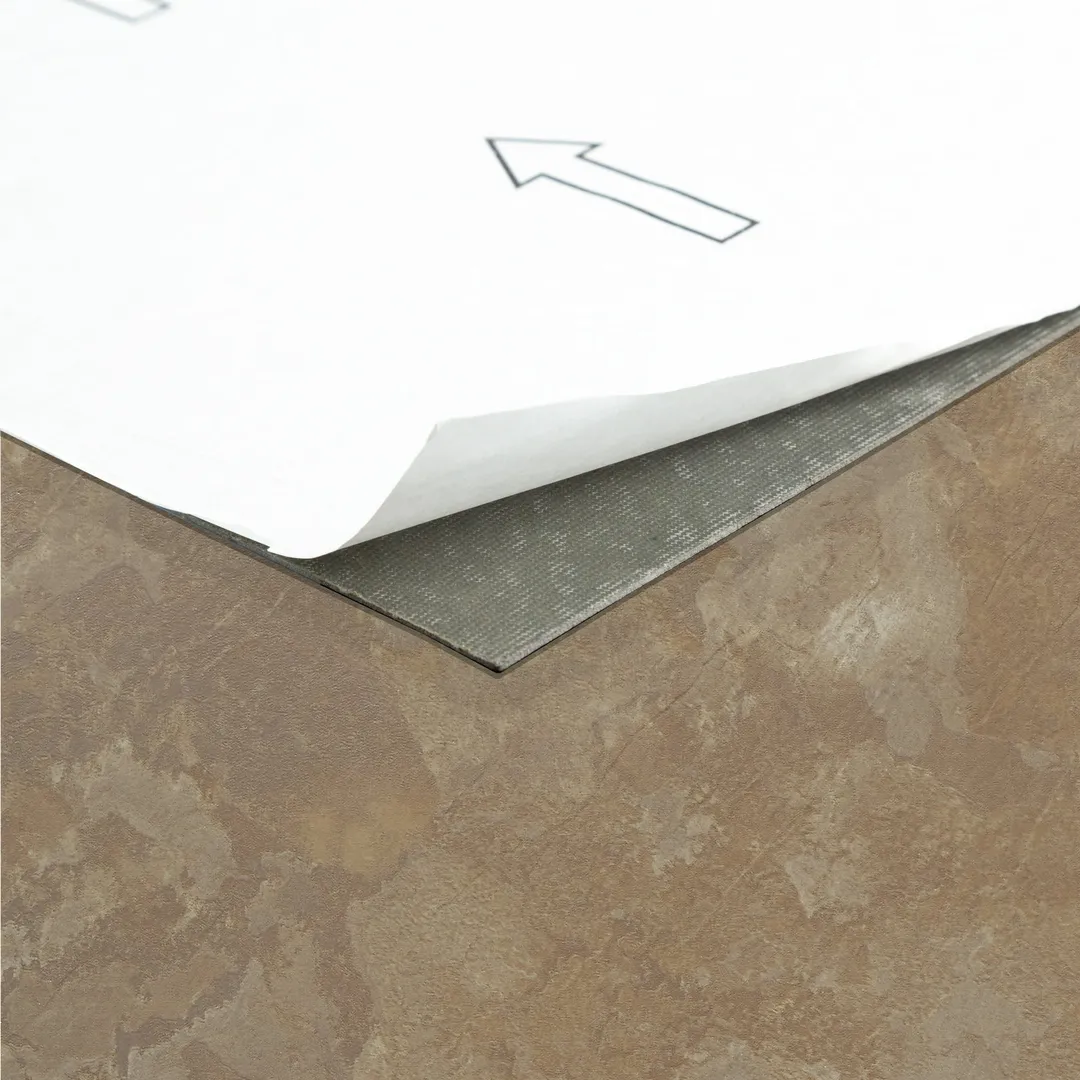 Achim Nexus Self-Adhesive Vinyl Floor Tile, Light Slate Marble, 12 x 12 in, 1.2 mm Thick, 20 Tiles (Covers 20 sq ft), photo 4 of 8