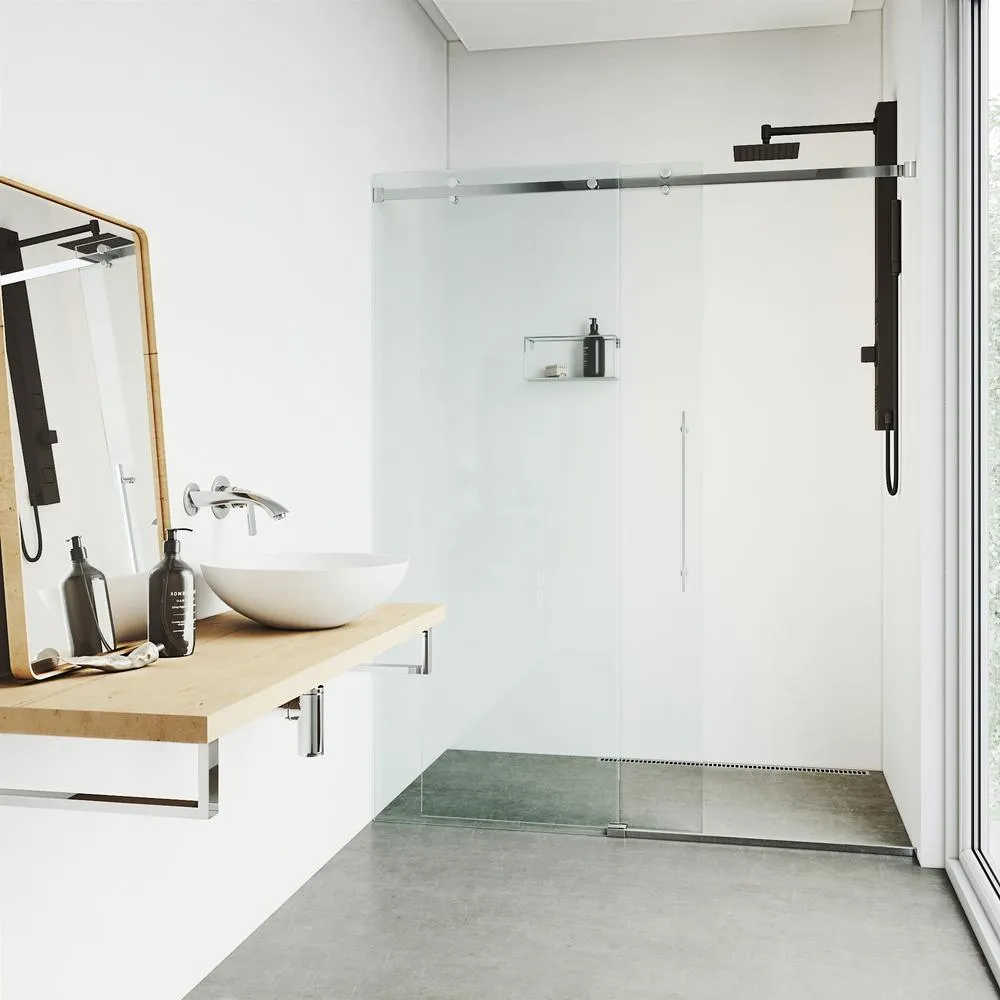 Orchid 39.375 in. 2-Jet High Pressure Shower System with Fixed Rainhead and Handheld Dual Shower in Matte Black, photo 7 of 11