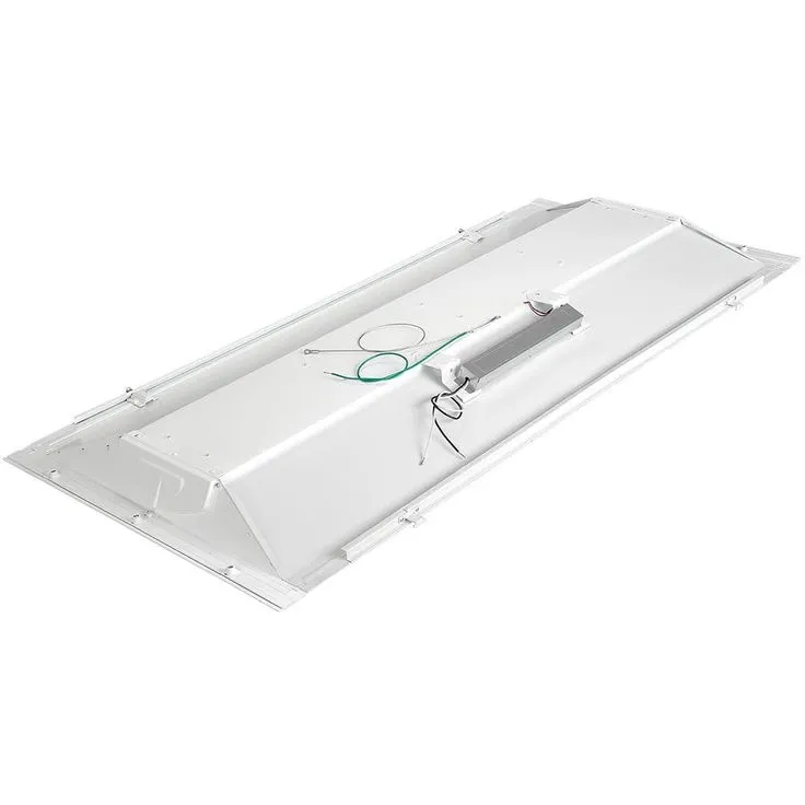 Commercial Electric 2 ft. x 4 ft. 100-Watt Equivalent Integrated LED White Troffer Light Kit Retrofit 5500 Lumen 4000K Bright White (4-Pack), photo 4 of 11