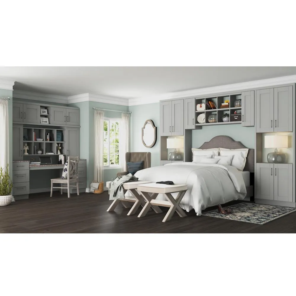 Shaker Assembled 30x18x12 in. Wall Flex Kitchen Cabinet with Shelves and Dividers in Dove Gray, photo 10 of 19