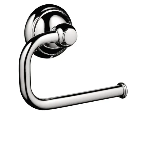 Hansgrohe Hg Accessories Brushed Nickel Wall Mount Single Post Toilet Paper Holder, photo 3 of 4