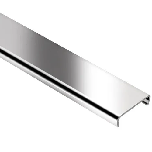 Schluter Systems Designline 0.25-in W x 98.5-in L Stainless Steel Tile Edge Trim, photo 3 of 3
