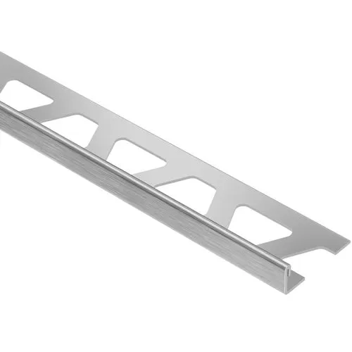 Schluter Systems SCHIENE 0.313-in W x 98.5-in L Brushed Stainless Steel L-Angle Tile Edge Trim, photo 3 of 8