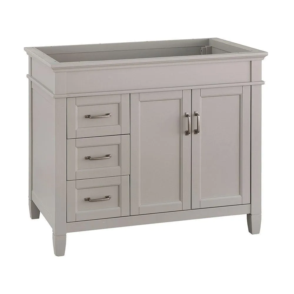 Ashburn 36 in. W x 21.75 in. D Vanity Cabinet in Grey, photo 10 of 25