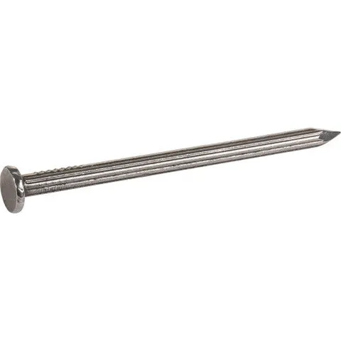 3 in. Masonry Steel Nail, Flat Head