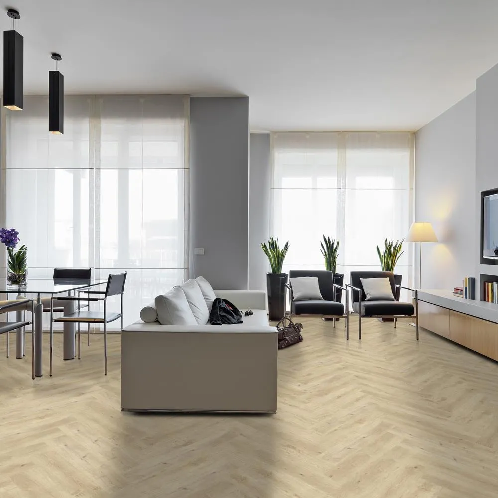 Lucida USA Decocore White Oak Brown 22-mil x 5-4/5-in W x 25-in L Waterproof Interlocking Luxury Vinyl Plank Flooring (29-sq ft/ Carton), photo 6 of 9