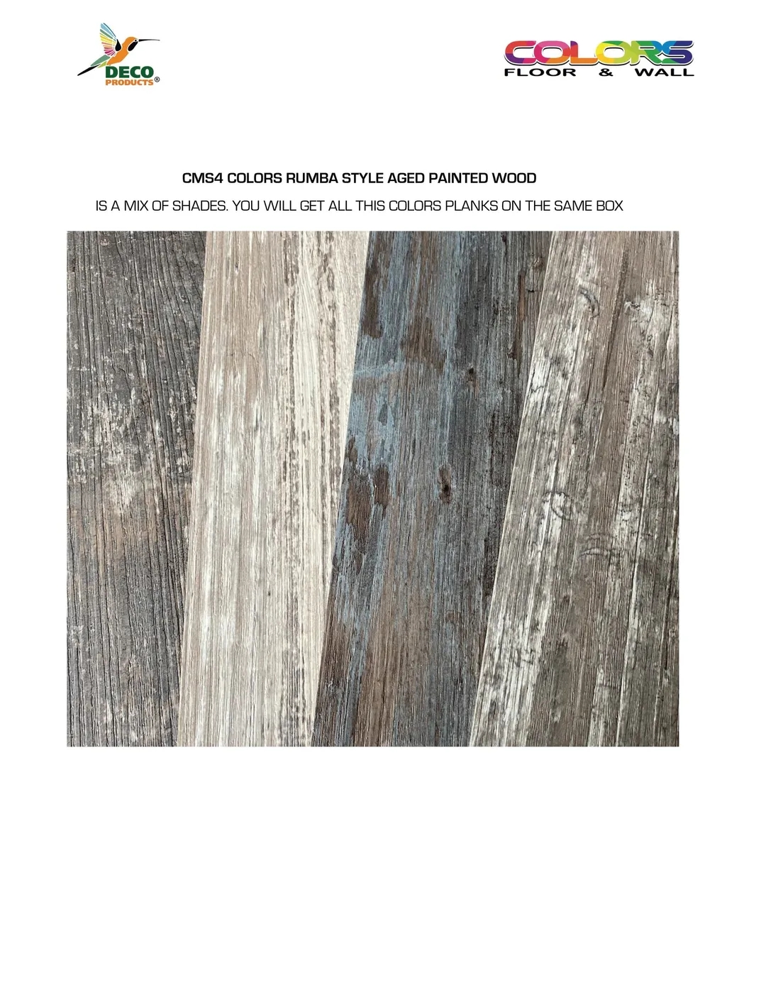 Deco Products Colors Rumba High Variation 6-in Wide x 2-mm Thick Waterproof Luxury Vinyl Plank Flooring (30-sq ft), photo 6 of 8
