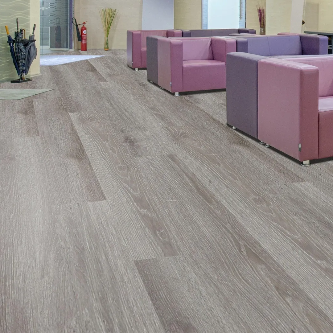 Lucida USA Gluecore Seal Gray 22-mil x 7-3/32-in W x 48-in L Waterproof Glue Down Luxury Vinyl Plank Flooring (40-sq ft/ Carton), photo 6 of 8