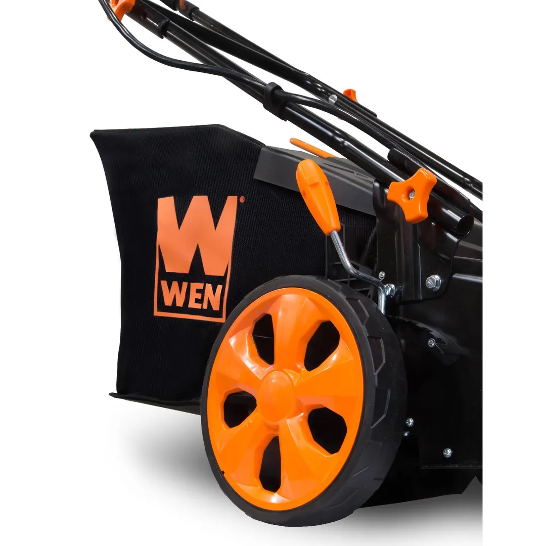 WEN 19 in. 40V Max Lithium-Ion Cordless 3-in-1 Push Lawn Mower with Two Batteries and Charger, photo 5 of 7