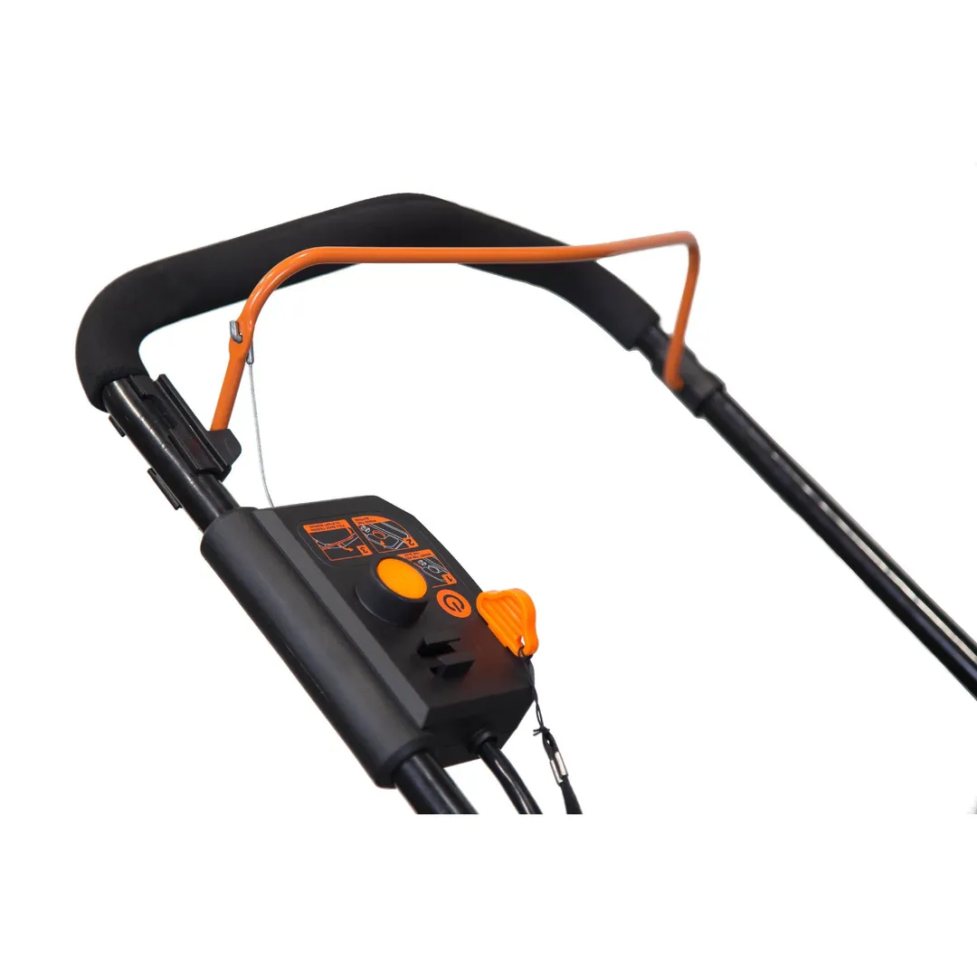 WEN 21 in. 40V Max Lithium-Ion Cordless 3-in-1 Walk-Behind Push Lawn Mower with 16-Gal Bag, Two Batteries & Charger, photo 7 of 8