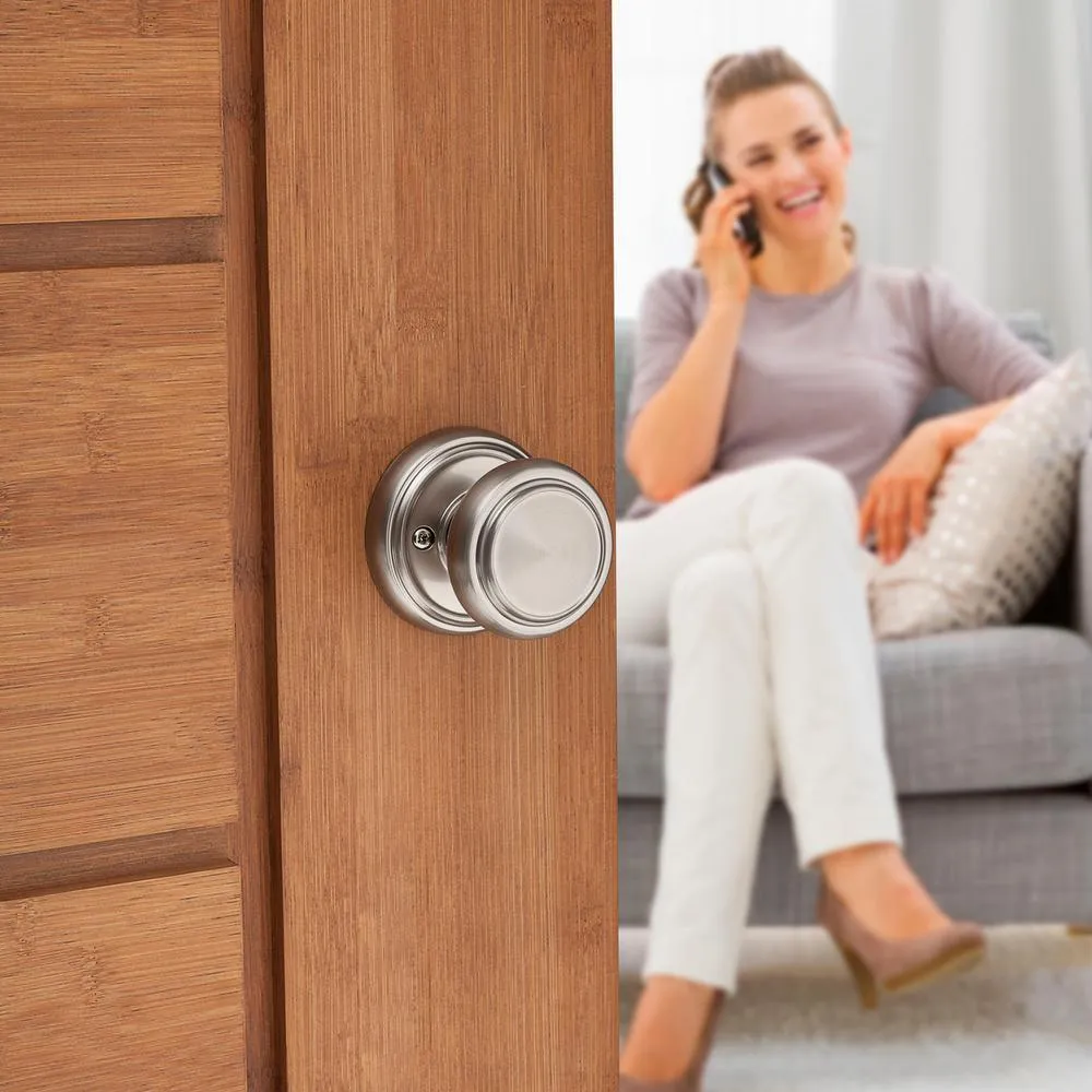 Prestige Alcott Satin Nickel Dummy Door Knob, photo 6 of 7