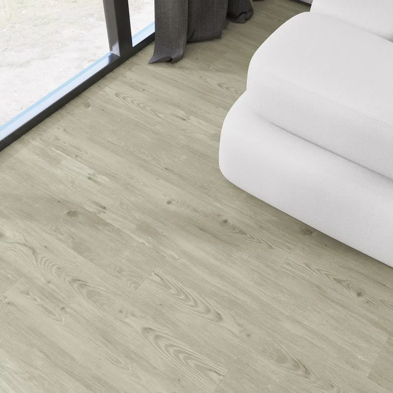 Lucida USA GlueCore Pro Sky Gray 28-mil x 7-in W x 48-in L Waterproof Glue Down Luxury Vinyl Plank Flooring, photo 6 of 9