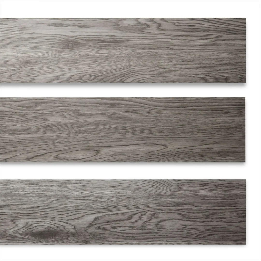 Lucida USA (Sample) Decocore Smoked Gray Wood Look 12-mil Peel and Stick Luxury Vinyl Plank, photo 3 of 5