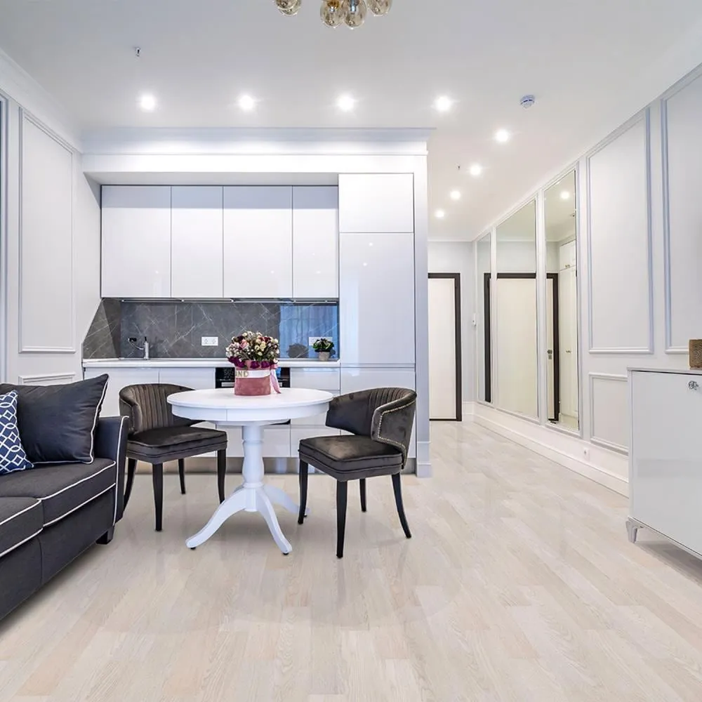 Lucida USA (Sample) Decocore Cotton Off-white Wood Look 12-mil Peel and Stick Luxury Vinyl Plank, photo 5 of 6