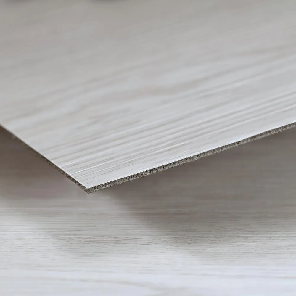 Lucida USA (Sample) Decocore Cotton Off-white Wood Look 12-mil Peel and Stick Luxury Vinyl Plank, photo 2 of 6