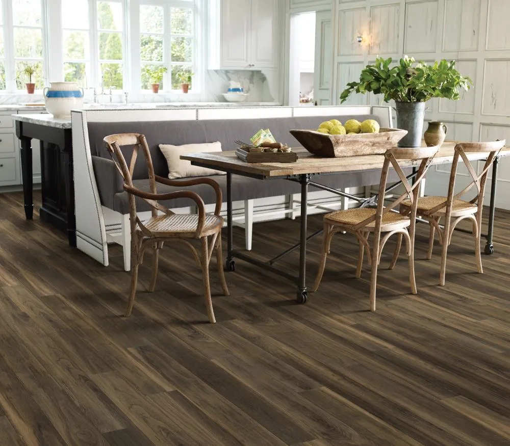 Shaw Westwork Node Brown 12-mil x 6-in W x 48-in L Waterproof Glue Down Luxury Vinyl Plank Flooring (41.72-sq ft/ Carton), photo 2 of 9