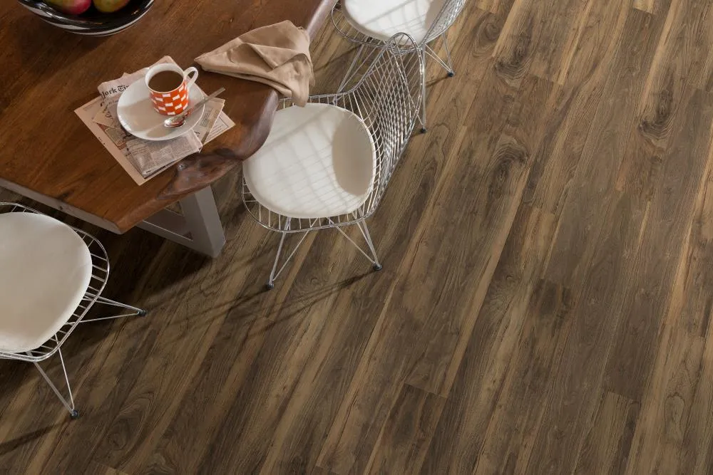 Shaw Westwork Node Brown 12-mil x 6-in W x 48-in L Waterproof Glue Down Luxury Vinyl Plank Flooring (41.72-sq ft/ Carton), photo 8 of 9