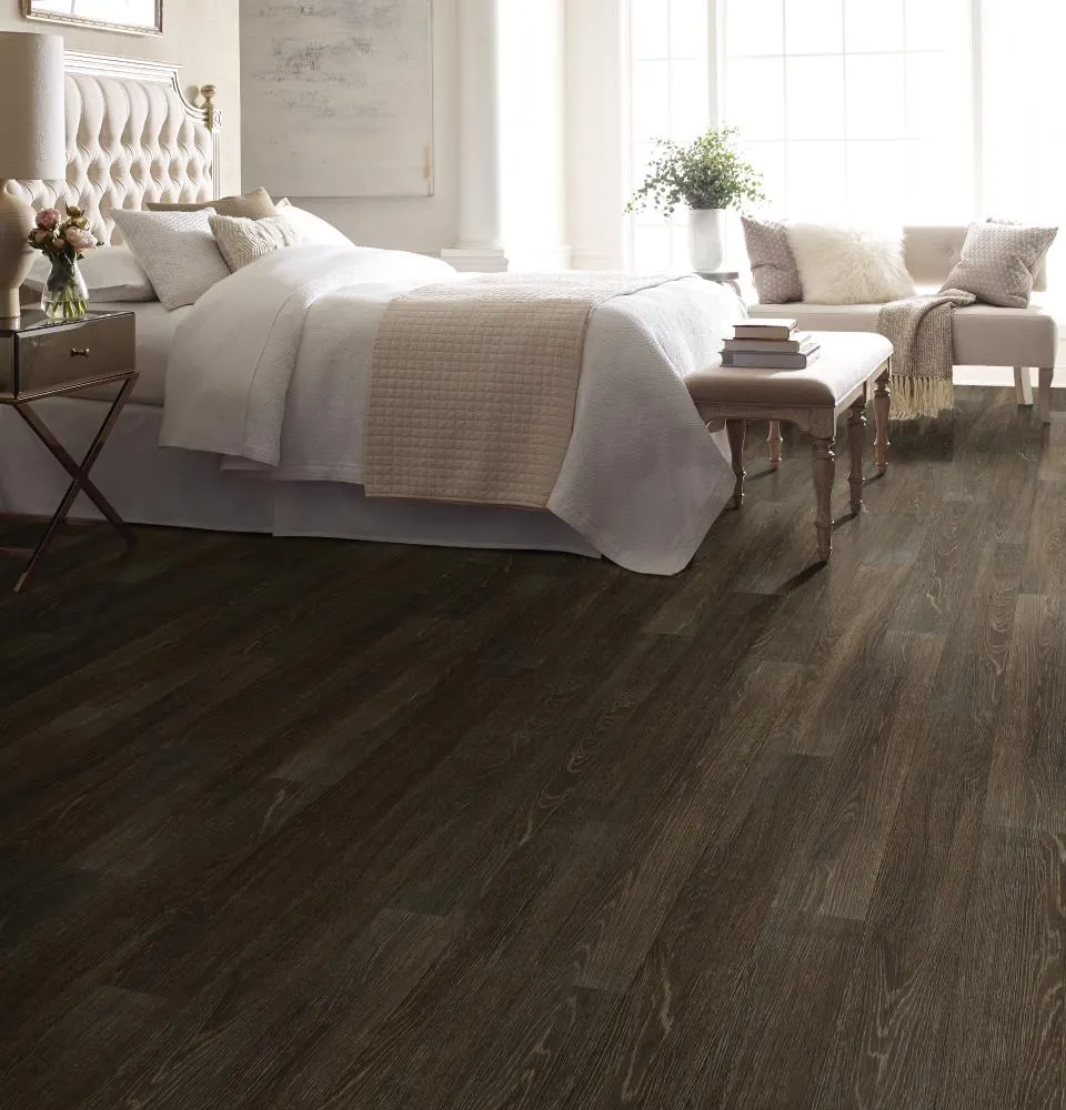 Shaw Westwork Glades Brown 12-mil x 6-in W x 48-in L Waterproof Glue Down Luxury Vinyl Plank Flooring (41.72-sq ft/ Carton), photo 2 of 6