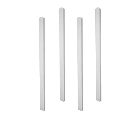 Zippity White Vinyl Shower Post Extensions