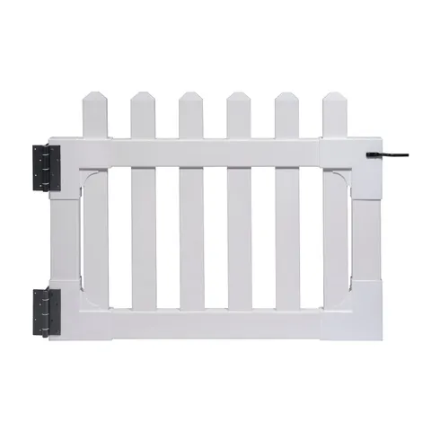 White Vinyl Fence Gate Kit